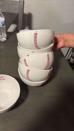 Set8 of baseball  bowls