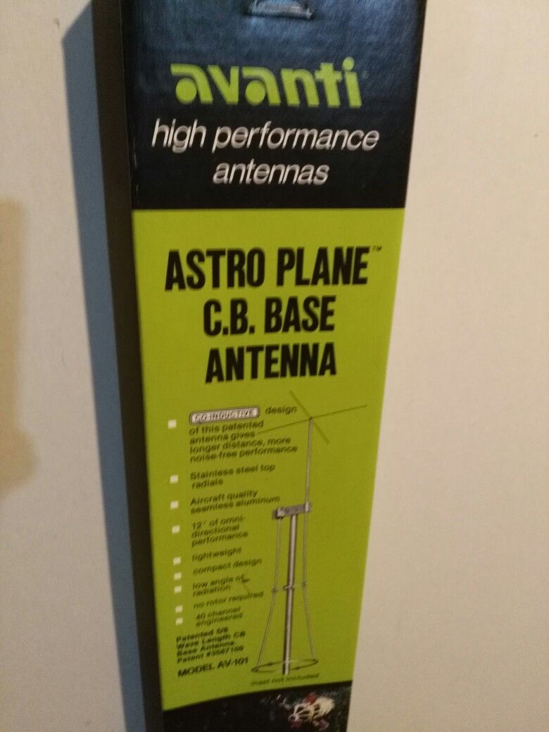 Cb antenna.avanti astroplane vintage 1975 new in box