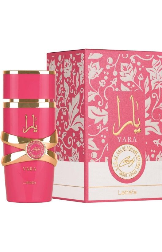 Lattafa Yara Candy - Vanilla, Fruity, Citrus, Floral - Eau de Parfum Long-Lasting Fragrance for Women, 3.40 Ounce / 100 ml