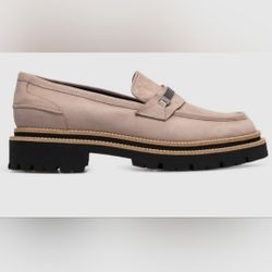 PESERICO
BEIGE SUEDE MONIL LOAFERS