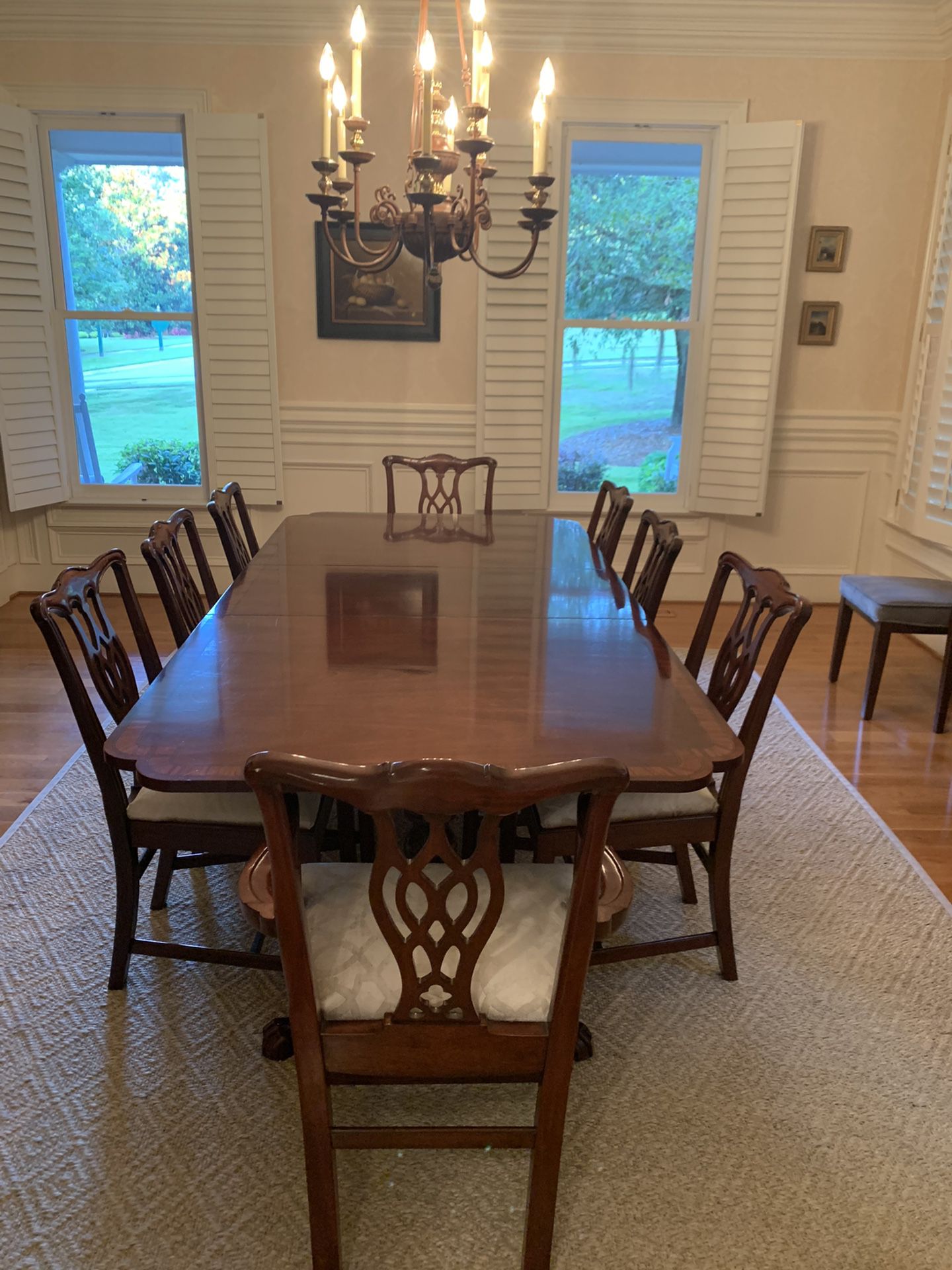Hickory Chair dining set