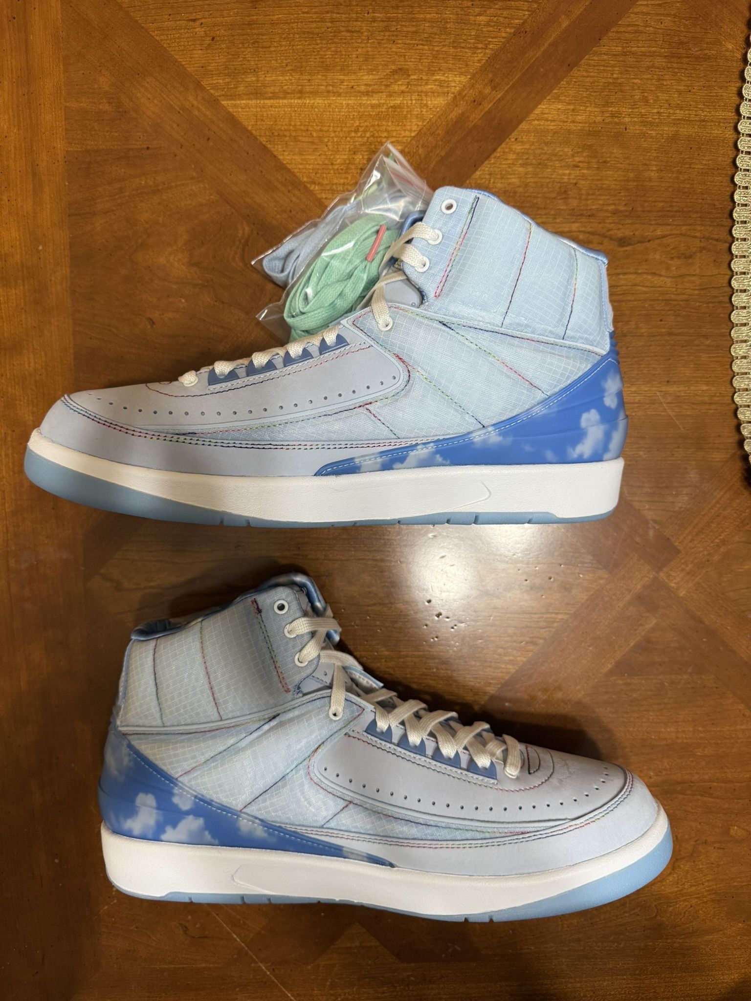 Nike Air Jordan 2 Retro X J Balvin Shoes DQ7691-419 US 10.5 Men
