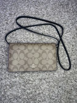 Coach side bag BROWN/BLACK/GOLD