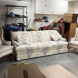 Sofa, loveseat, and chairs