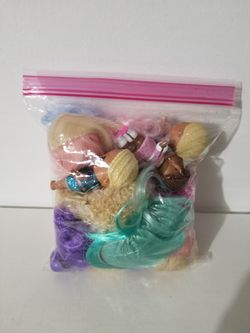 3 lol dolls and wigs