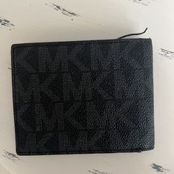 Men’s black wallet MK