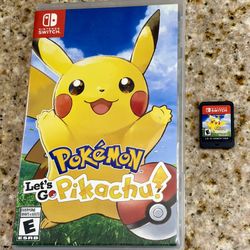 Pokemon Let's Go Pikachu - Nintendo Switch Game!