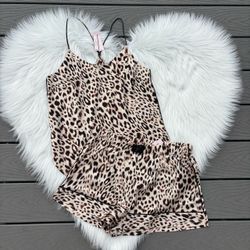 Victorias Secret Cheetah Pajama Set