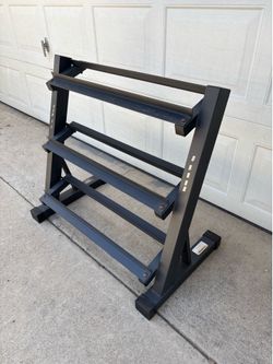 Heavy-duty 3-tier Dumbbell Rack