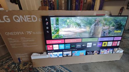 LG QNED91A 75-Inch 4K Smart TV