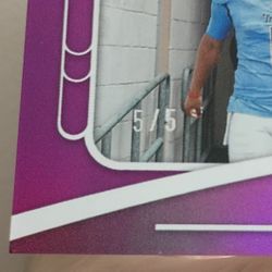 2025 Cam Ward/Mason Taylor/Jaydon Blue Absolute Football Introductions Bring 'Em Out Purple Rookie 5/5 [Book End]