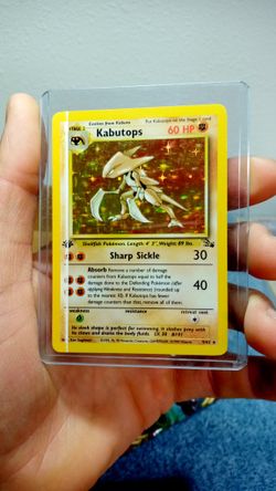 Kabutops Rare Misprint 1st edition 1(contact info removed) release. Grab before I send to grading !