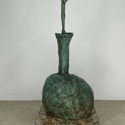 Abstract Bronze sculpture After J. Miro 