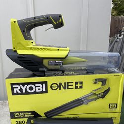RYOBI ONE+ 18V 100 MPH 280 CFM Cordless Battery Variable-Speed Jet Fan Leaf Blower (Tool Only) Your 