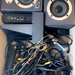 M-Audio StudioPro Speakers And Mic 