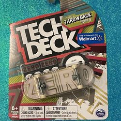 TECH DECK THROWBACK SERIES Ultra Rare  EXCLUSIVE, Zero Skateboard
