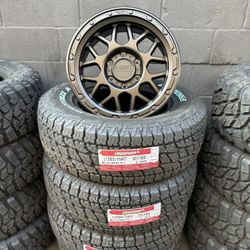 LT 265/70/17 All Terrain And New Rims 17” 6X139.7