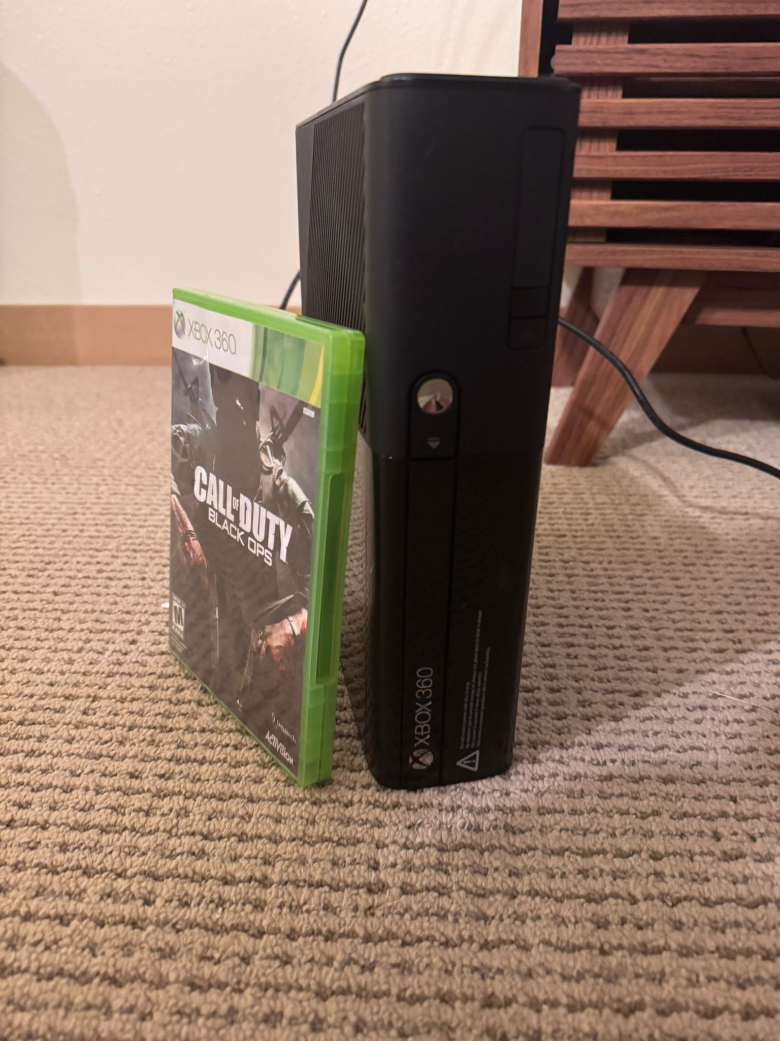 Xbox 360 E Console + Call of Duty: Black Ops (No Controller)