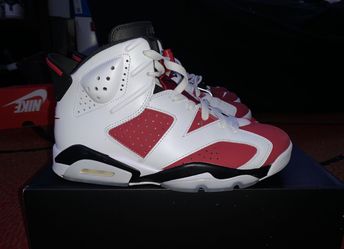 Retro 6 Carmine Size 8.5