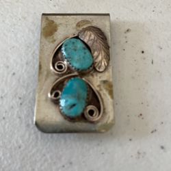 Turquoise Money Clip 