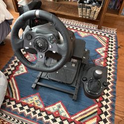 Logitech Racing Sim With Manual Shifter