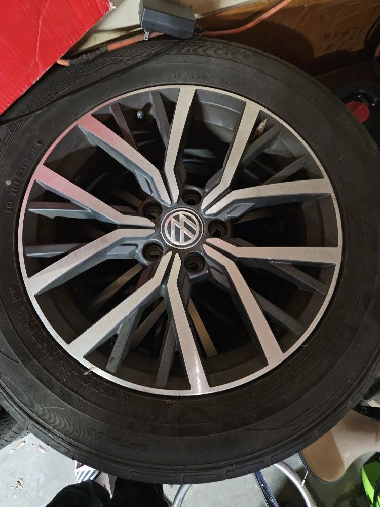 Stock VW 2018 Tiguan Wheels