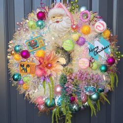Vintage Style Holiday Wreath 