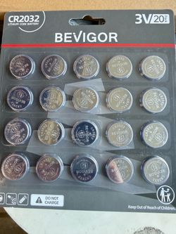 Bevigor CR2032 3v Lithium Coin Batteryl
