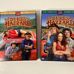 Lot of 2 The Dukes of Hazzard: The Complete Season 1 & Season 2 (DVD)