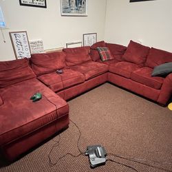 Pending - Red Sectional Couch free