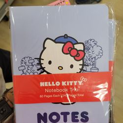 Hello Kitty Notebook And Pens