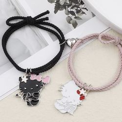 HELLO KITTY BEST FRIENDS MAGNETIC BRACELET SET 