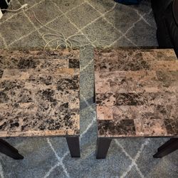 Coffee Table And Two Matching Side Tables 