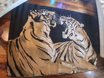 New Double Tigers Rug