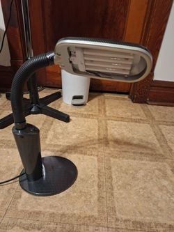 Gooseneck Desk Lamp with Fluorescent Bulb