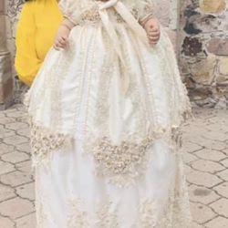 Vestido para Bautizo desmontable “ Ropon de Bautizo “