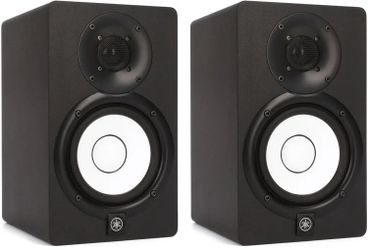 Two, Yamaha HS5 Powered Studio Monitors - Black