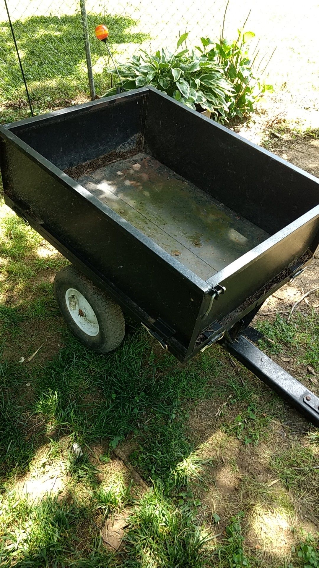 Trailer to pull behind lawnmower