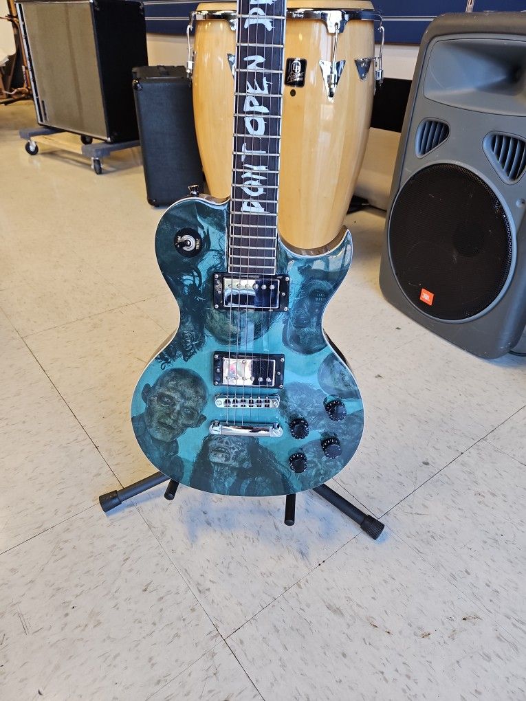 ASG 2914 Walking Dead Zombie-Burst Limited Edition 6 String Electric Guitar 802204-1