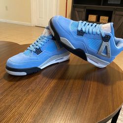Jordan 4 Retro University Blue Men's Size 9.5 (New-Nuevos)