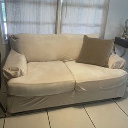 One Piece Beige Couch