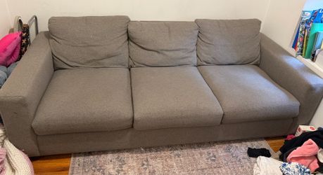 Gray Three Seat Couch