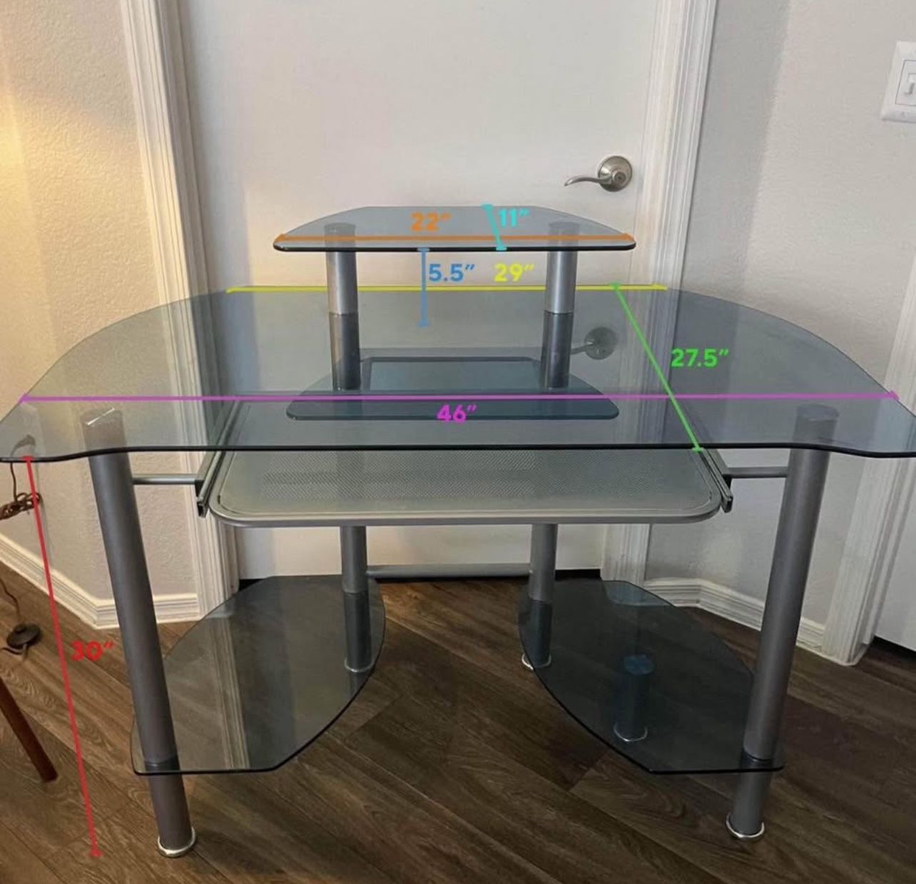 Glass Desk