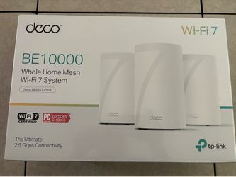 Deco whole home mesh WiFi 7 system   3pack