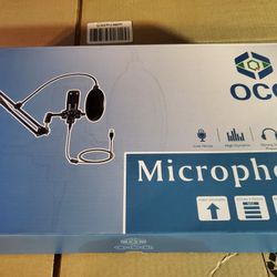 Usb Streaming Podcast Microphone Kit Condenser Mic