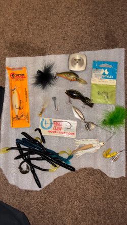 Vintage Fishing Lures Lot – Spinnerbaits, Jigs, Topwater (Old School)