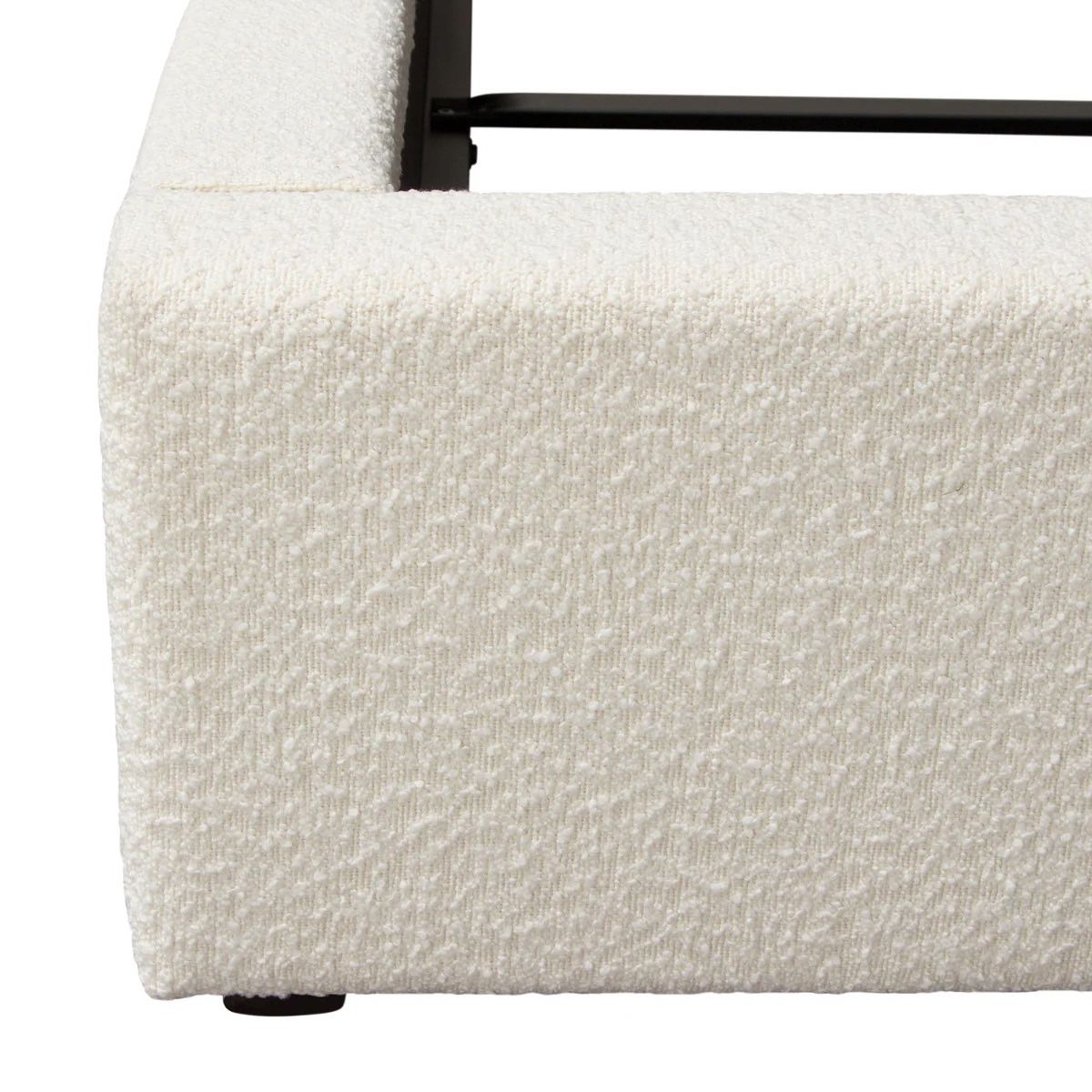 Lewis - Teddy Cloud Storage Bed - Mim Concept White Cloud Boucle Bed - Queen Size Boucle Bed - Free Delivery ✅  Cloud Bed ☁️