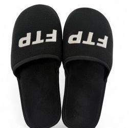 FTP black Logo Slippers size L/XL
