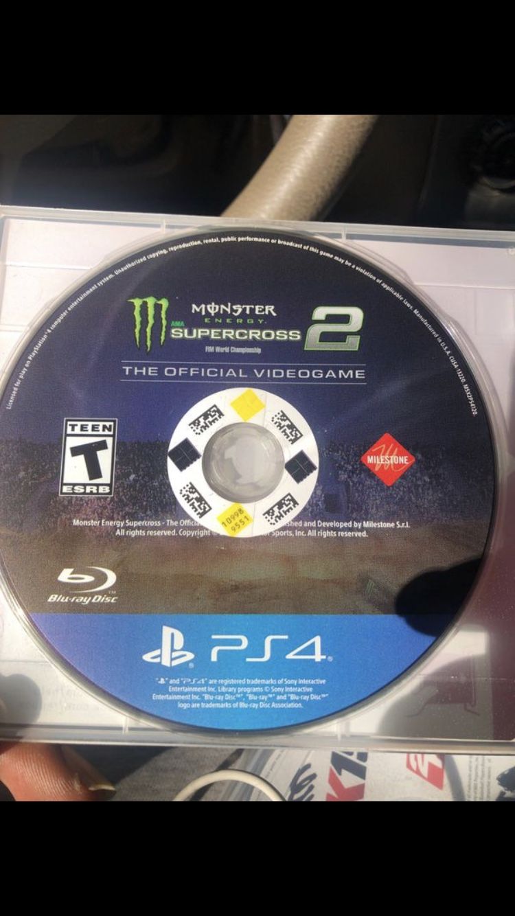 Supercross 2 The Official VideoGame PS4