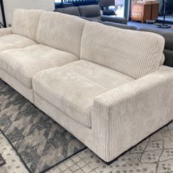 New 127’ Corduroy Couch / Free Delivery 